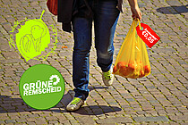 Waren Plastikbeutel bei Erciyes Lebensmittel und Alem Supermarkt bisher kostenlos, sind seit 1. November fünf Cent fällig.